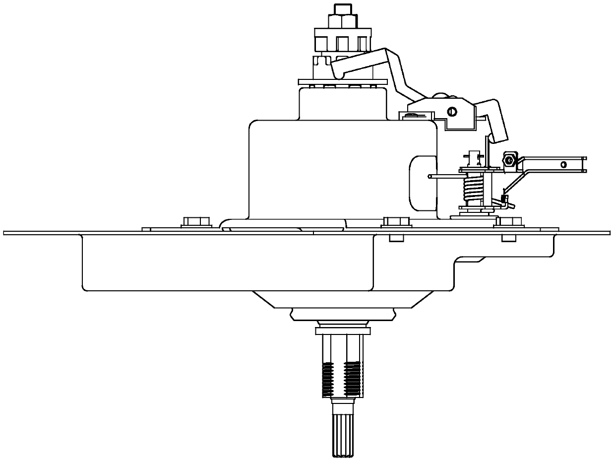 A locking device, its clutch and washing machine