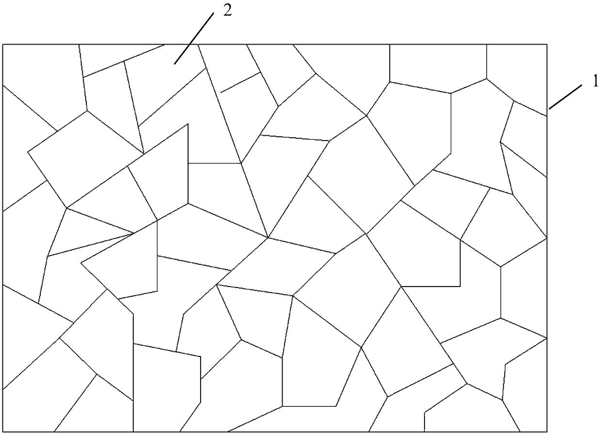 Speckle-dispersing device based on microlens irregular arrangement, and generating method thereof