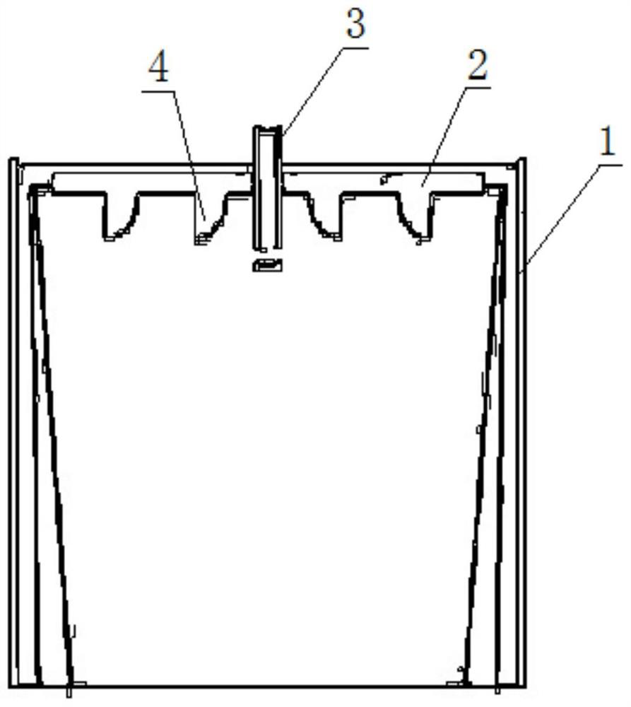 Molten Steel Continuous Casting Separator Structure