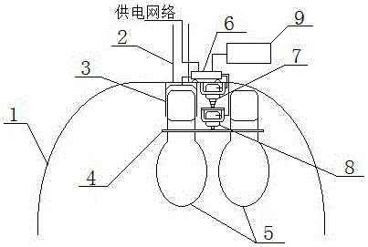 Automatic bulb replacing type lighting device