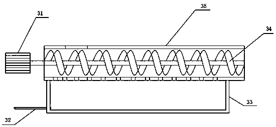 Filter pressing device for purifying cobaltous hydroxide