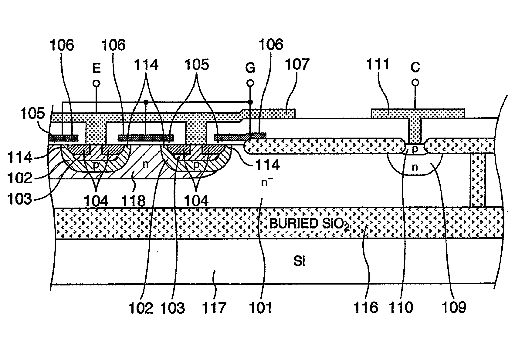 Semiconductor Device and Semiconductor Integrated Circuit Device for Driving Plasma Display Using the Semiconductor Device