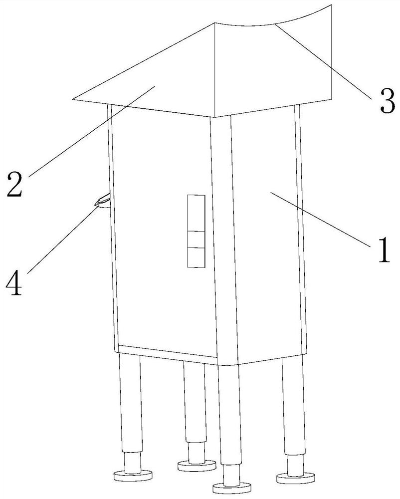 Solar power generation outdoor cable distribution box