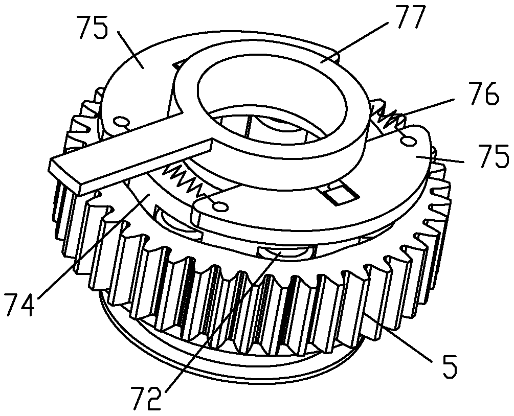 An automatic transmission device and a transmission shaft including a torque-limiting clutch