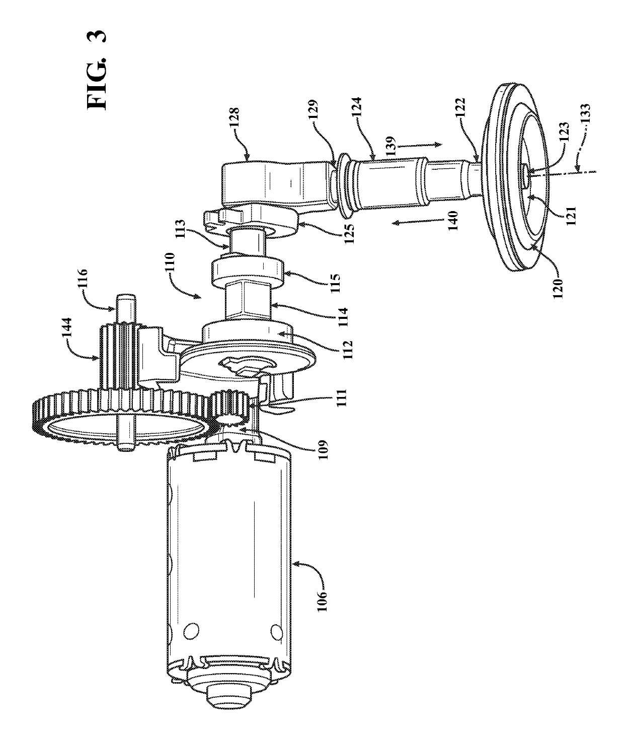 Split linkage mechanism for valve assembly