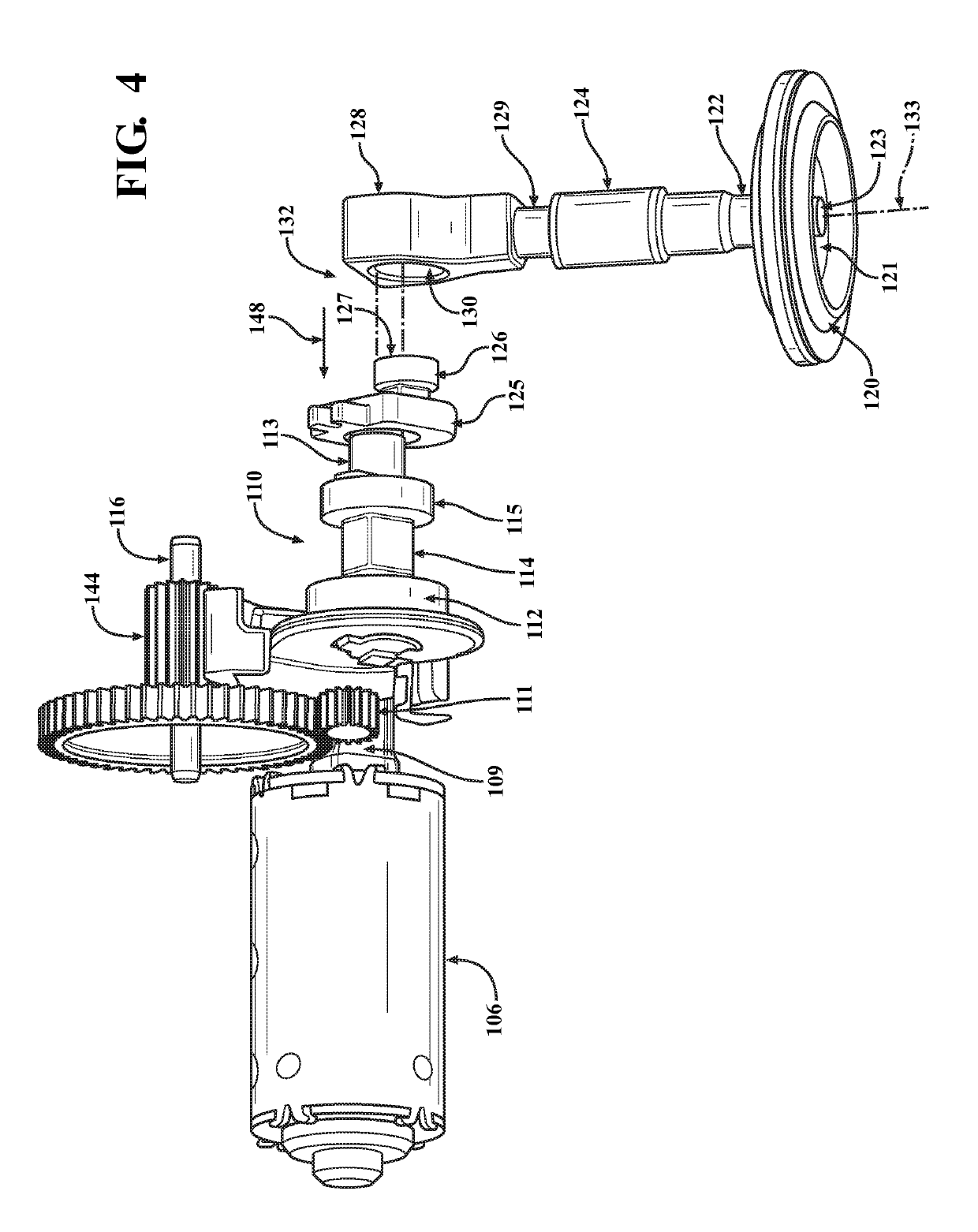 Split linkage mechanism for valve assembly