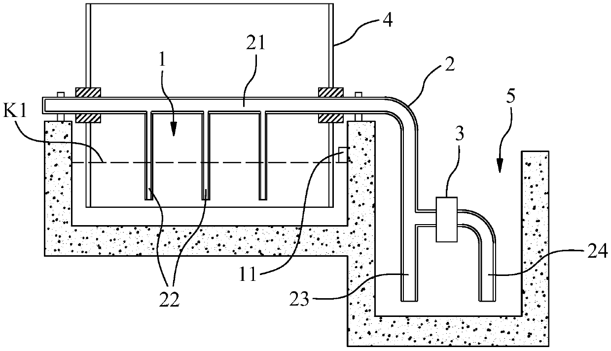 Liquid discharge control method of bleaching pulp system