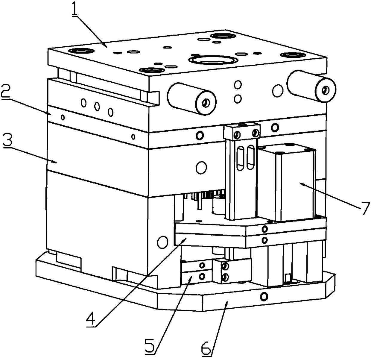 Die-casting die structure