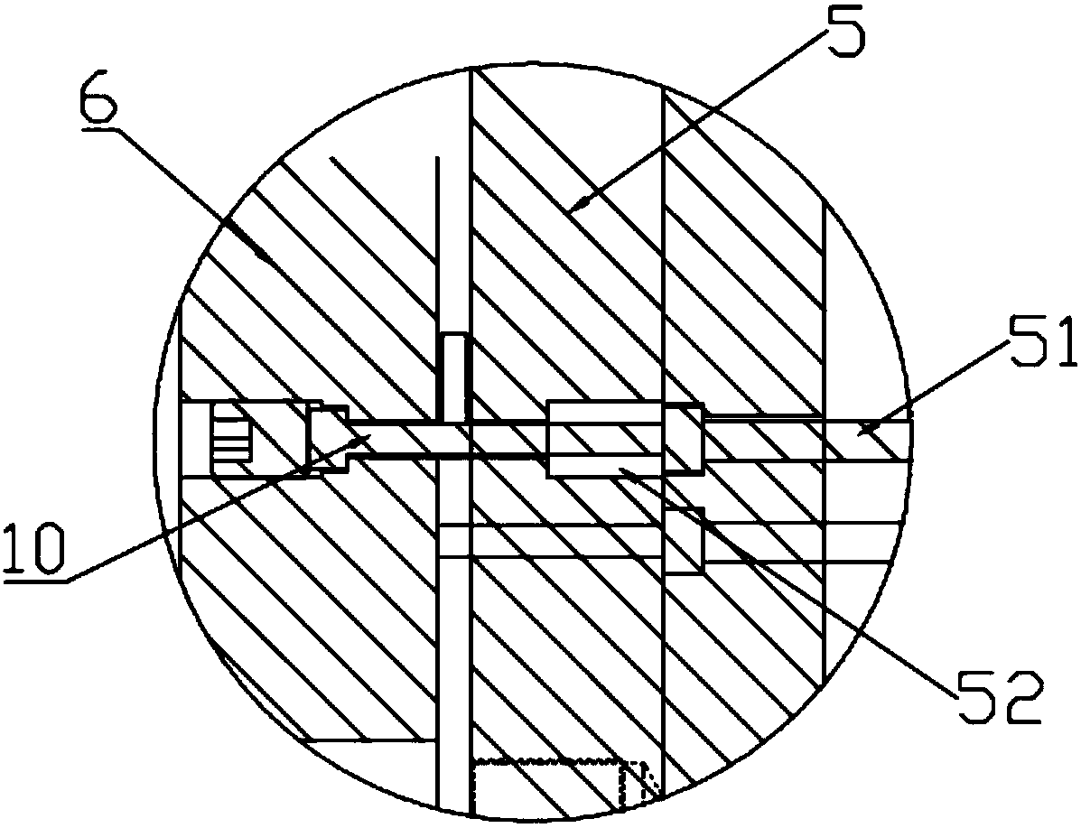 Die-casting die structure