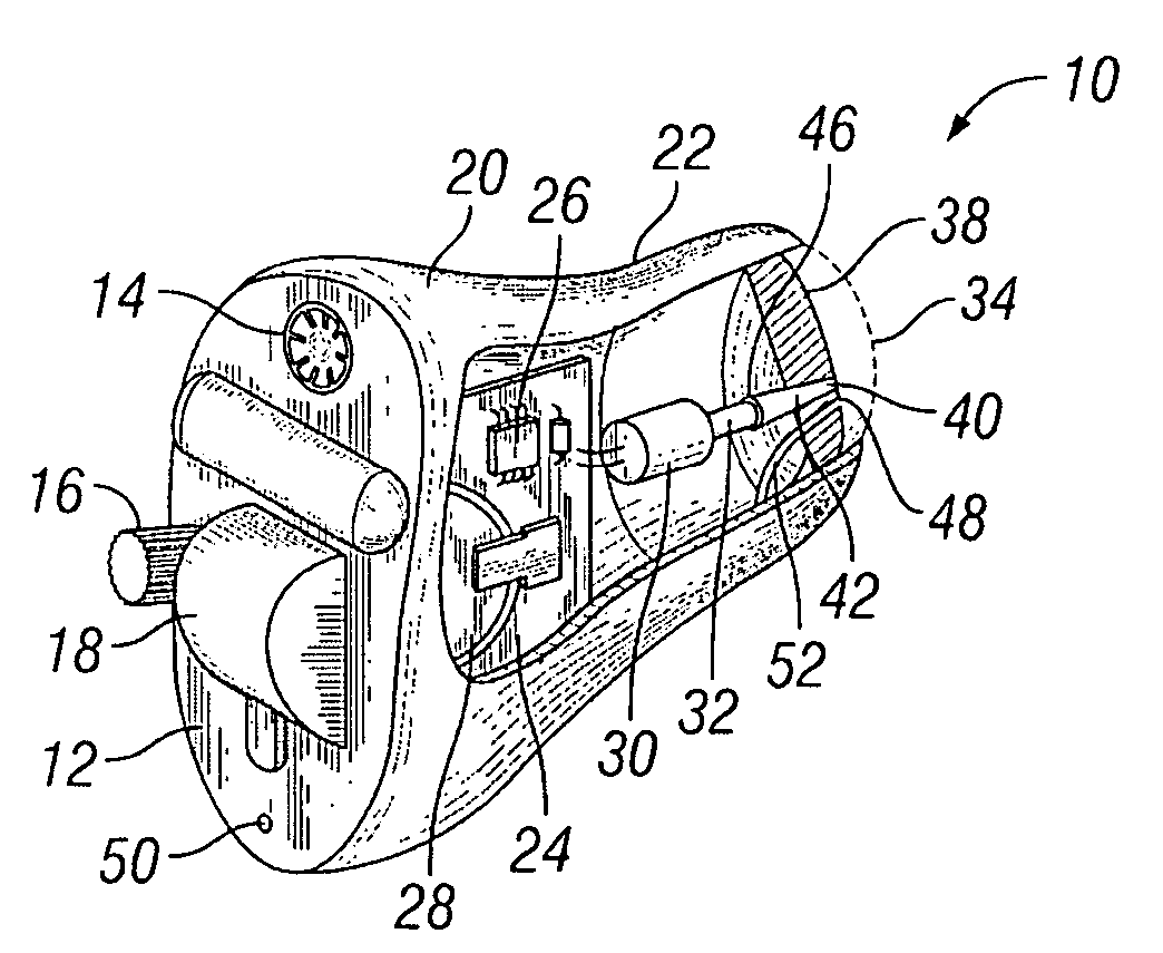 Acoustically tailored hearing aid and method of manufacture