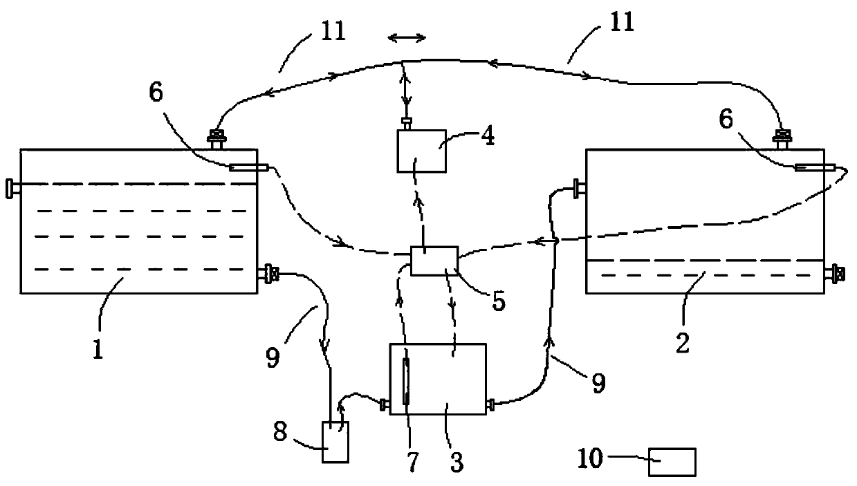 Vacuum oil filtering method of natural ester insulating oil for transformer