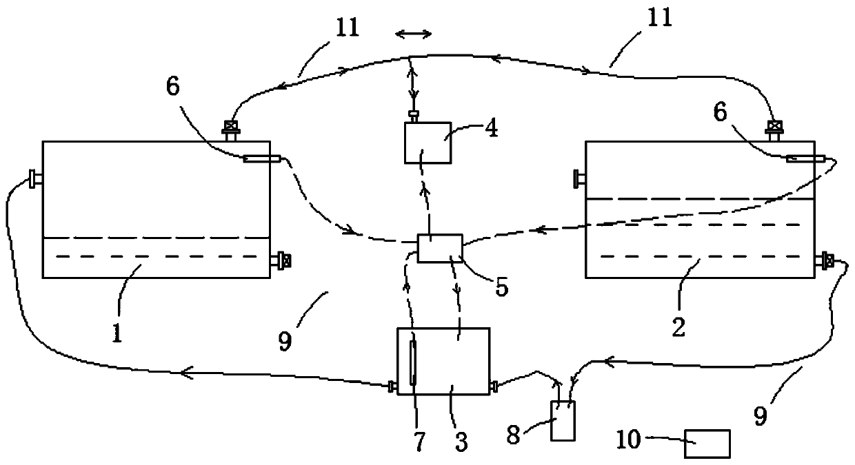 Vacuum oil filtering method of natural ester insulating oil for transformer