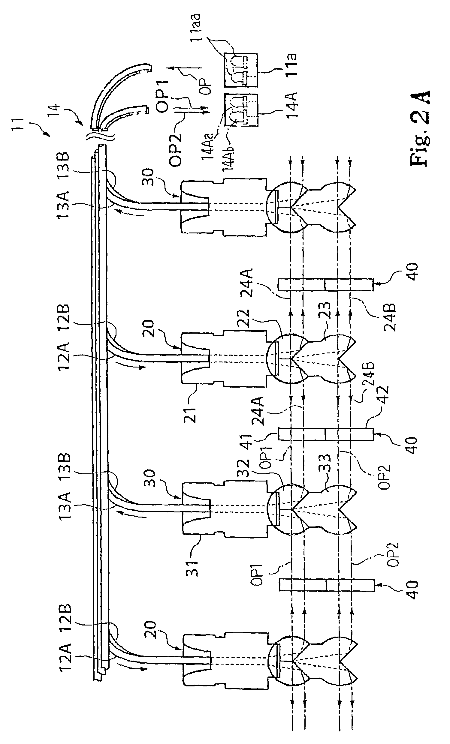 Self-calibrating transducer system and musical instrument equipped with the same