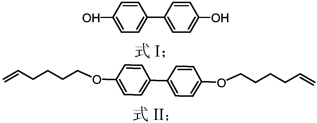 Diphenyl liquid-crystal epoxy resin as well as preparation method and application thereof