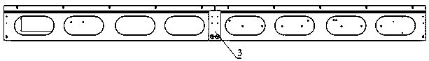 Installation structure of a disc-type electric cabinet for a low-floor vehicle