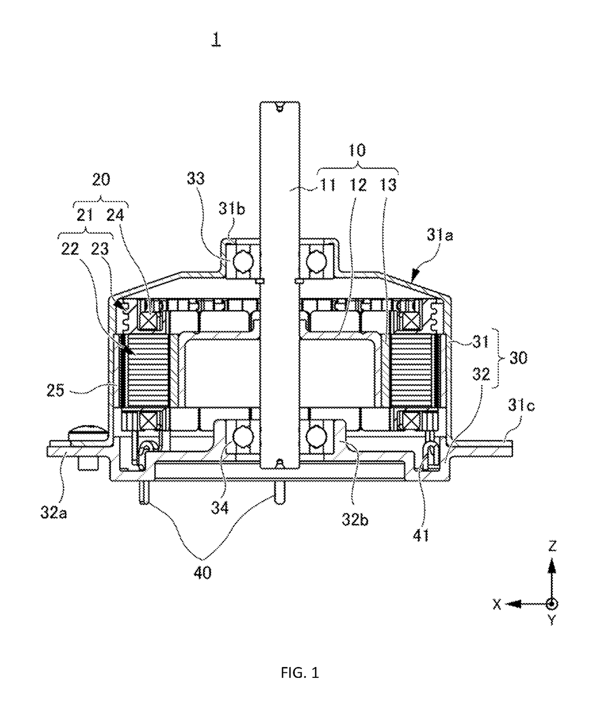 Stator of motor and inner rotor-type motor including stator