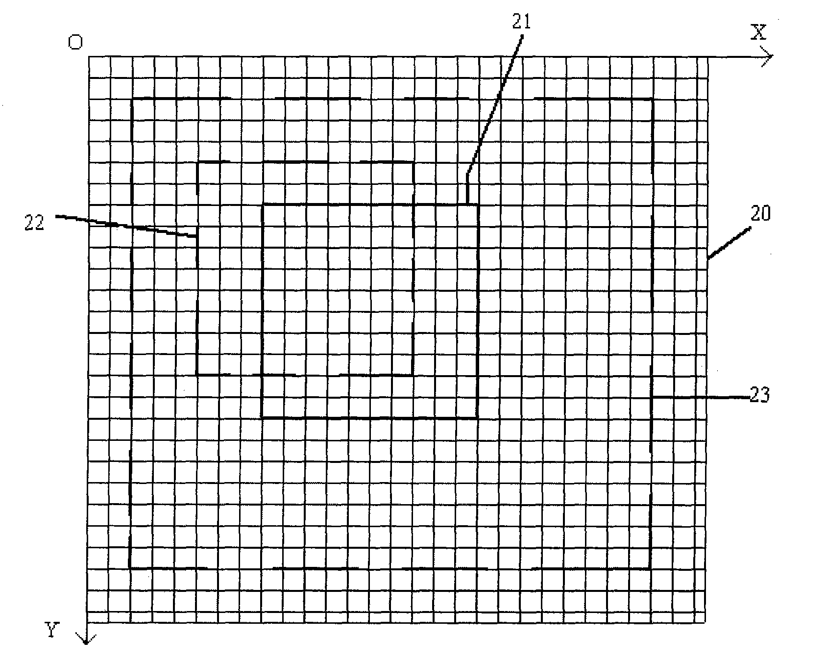 Method for measuring small two-dimensional displacement by using three primary colors of computer camera