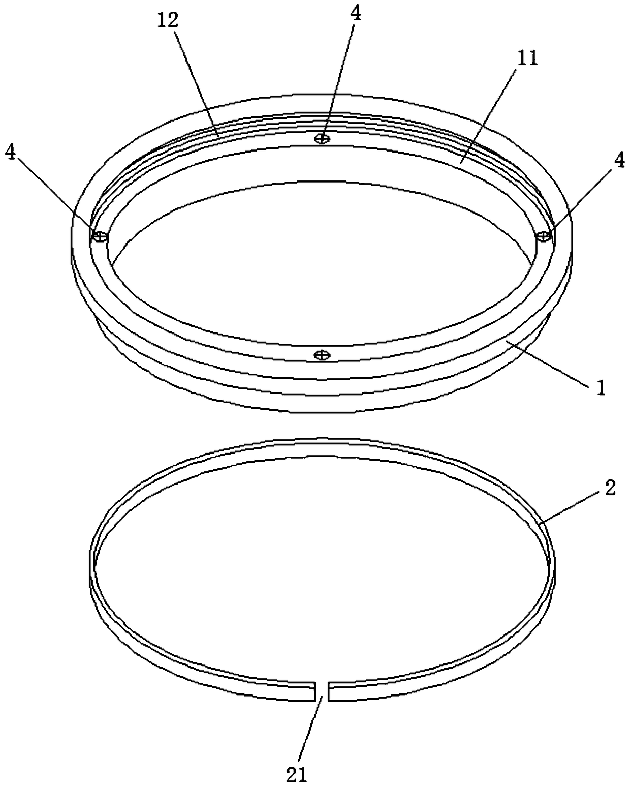 A lens adapter ring