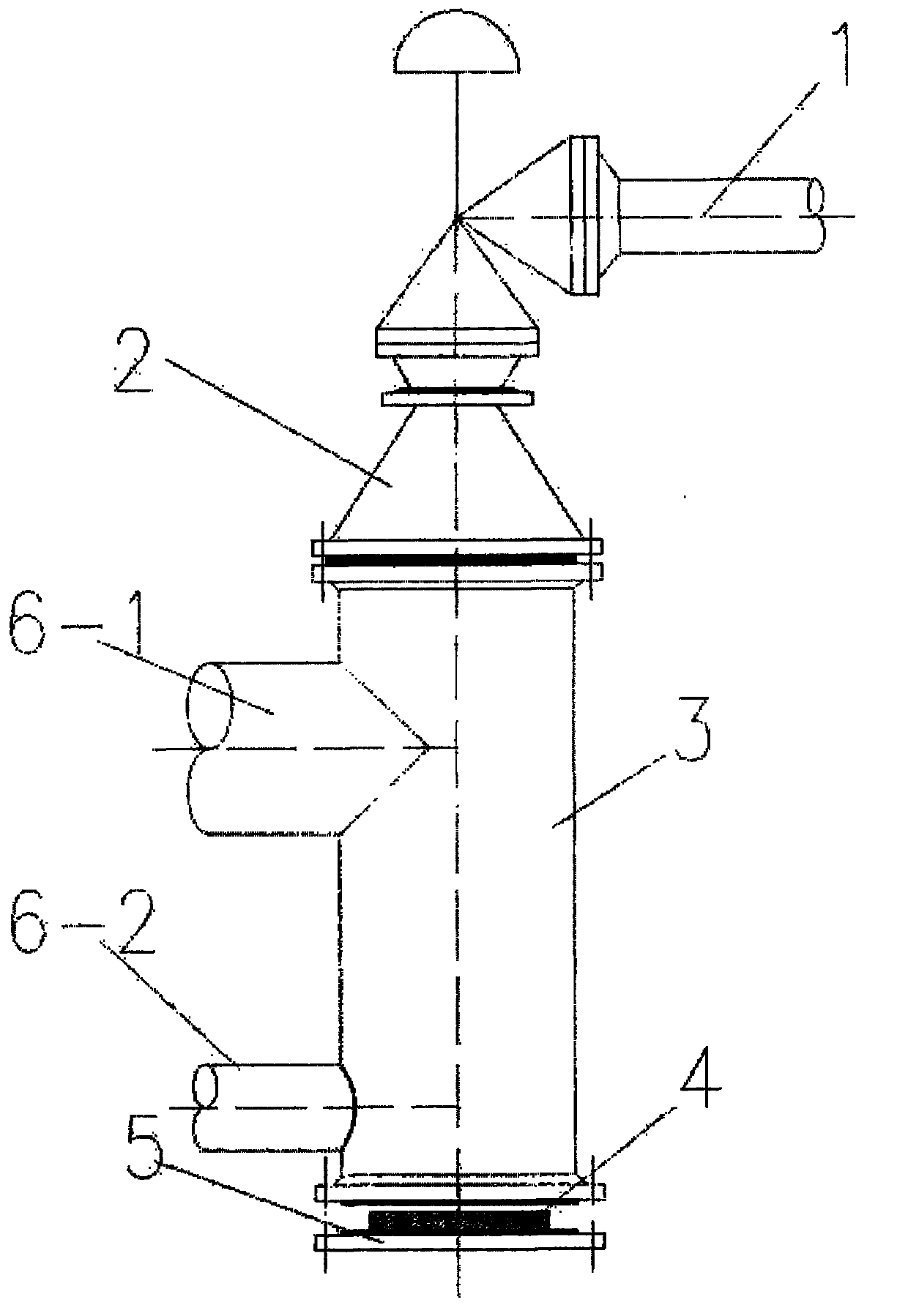 Coal gasification chilling grey water high pressure flash evaporation decompression buffering device