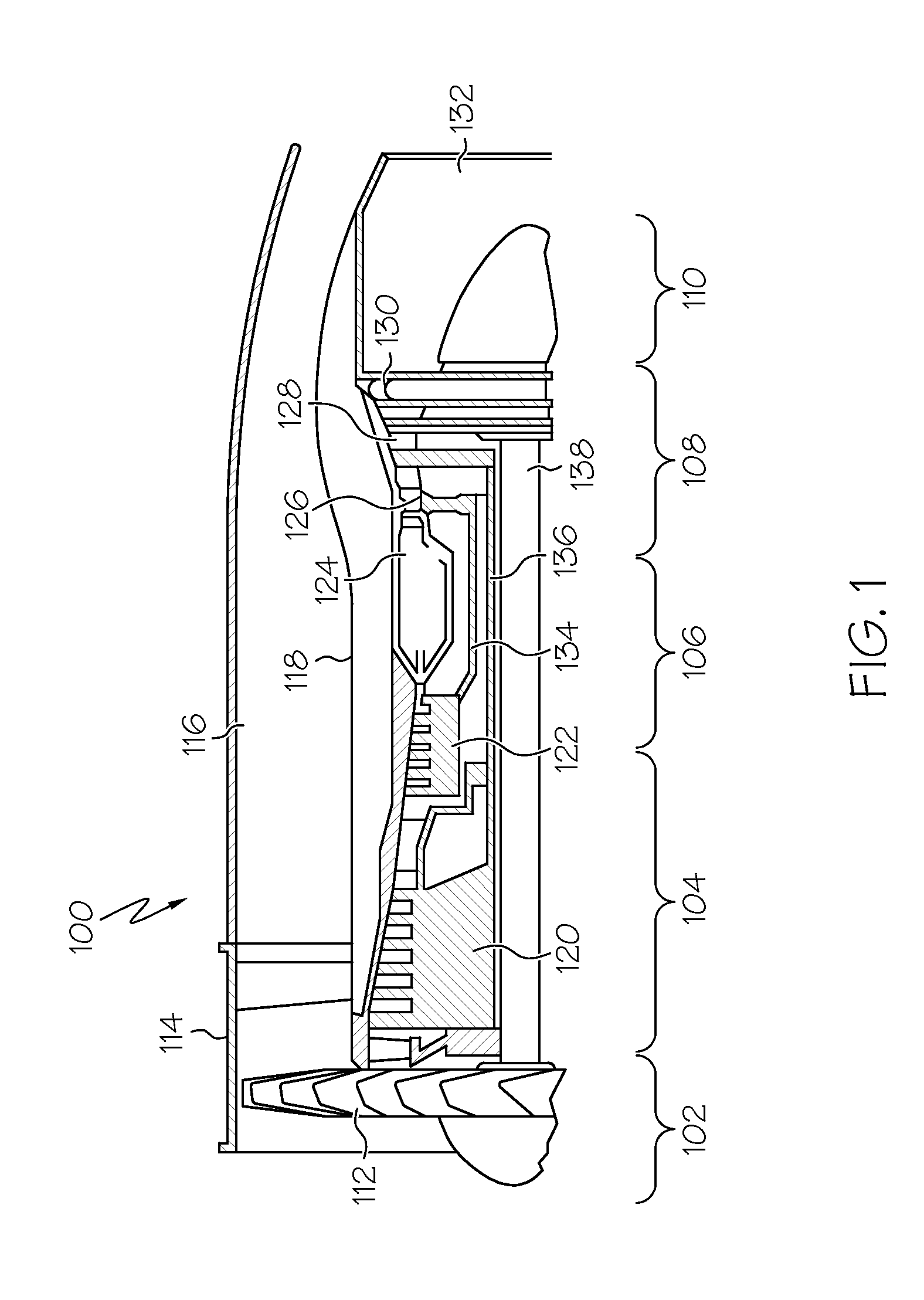 Flow discouraging systems and gas turbine engines