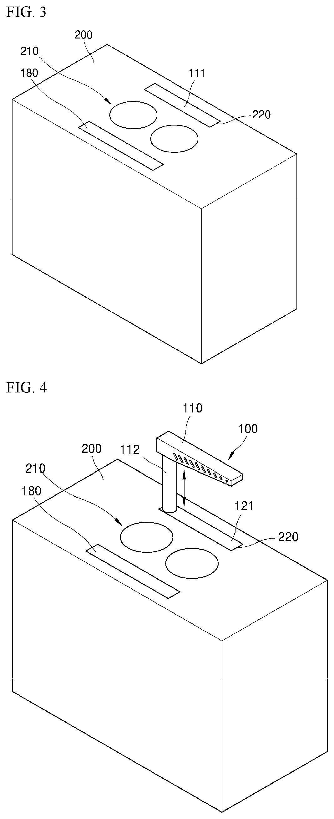 Downdraft air cleaning unit and cooking system having the same