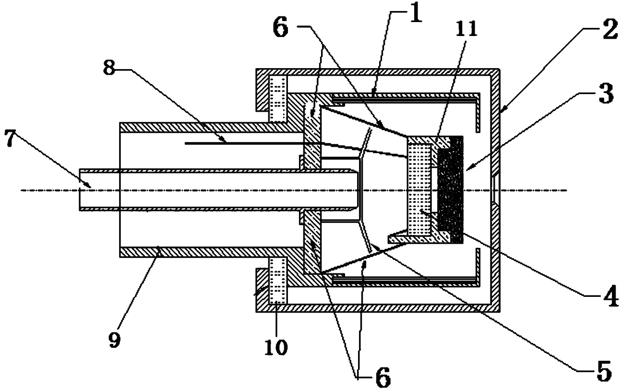 Hot cathode-based gas discharge electron source