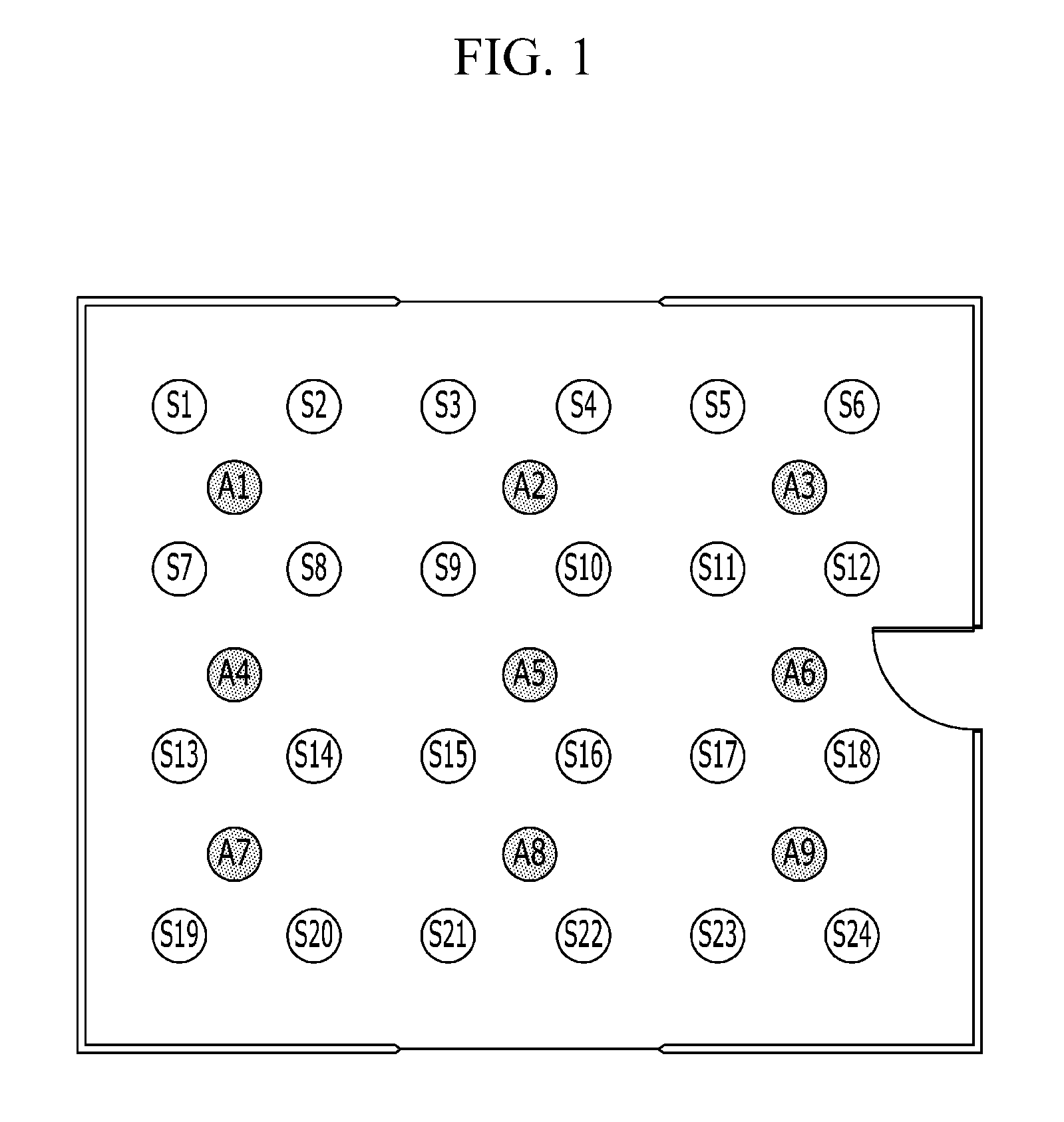 Actuator based on sensor actuator network and method of actuating the same