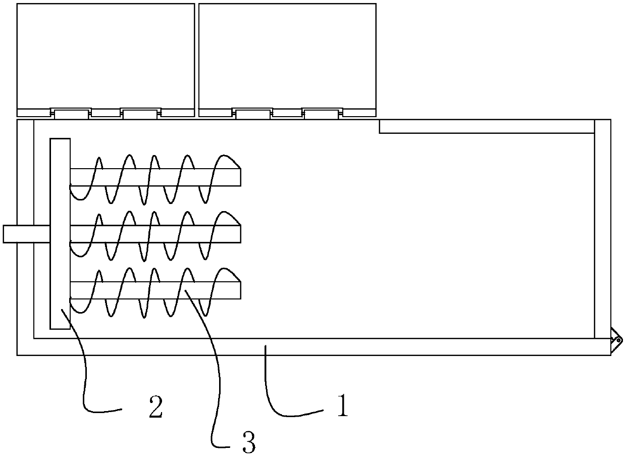 Mud transporting vehicle with compression function for municipal engineering