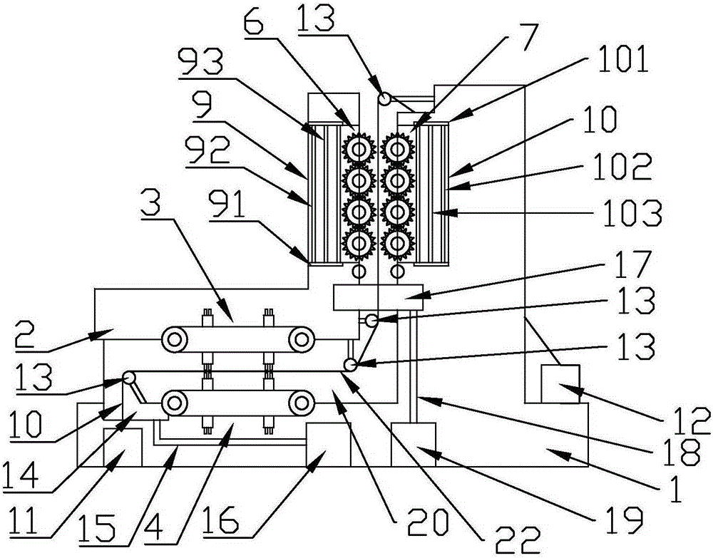 Cloth inspecting dust removing system applied to clothing production