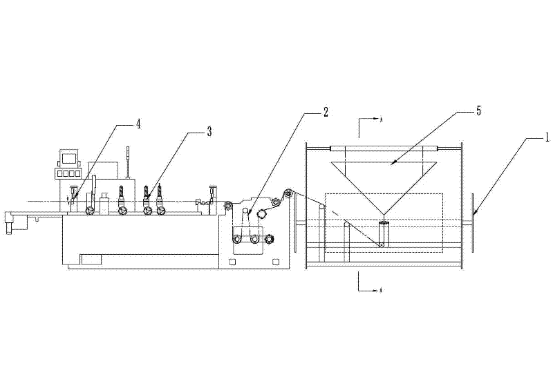 Electrostatic film underseal bag making machine