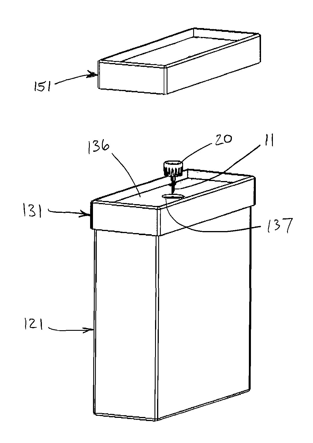 Shipping Container Integrating A Sharps Disposal Container With A New Product Storage Container