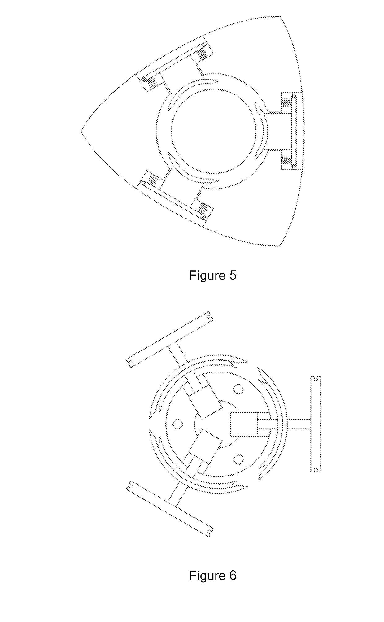 Control device to achieve variable compression ratio for triangle rotary engine