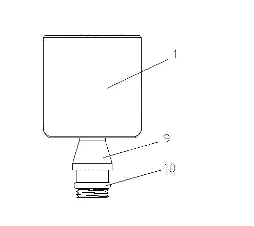 Shower with shower nozzle