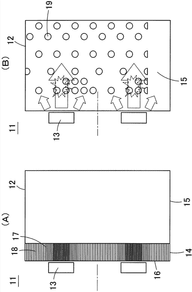 Light guide plate transfer molding method, light guide plate, and planar light source apparatus
