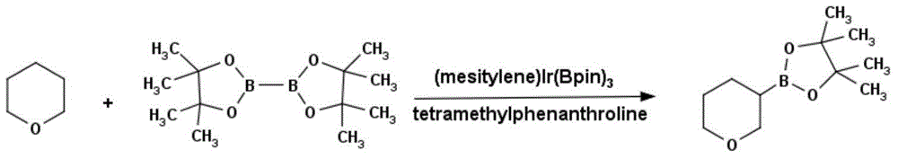 Method for preparing tetrahydropyrane-3-boronic acid pinacol ester