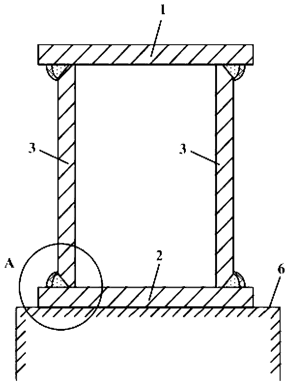 Welded assembly method of box girder