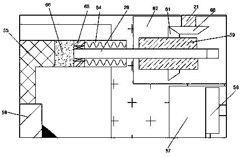 Heat dissipation and dust removal device for over-current alarm of ammeter