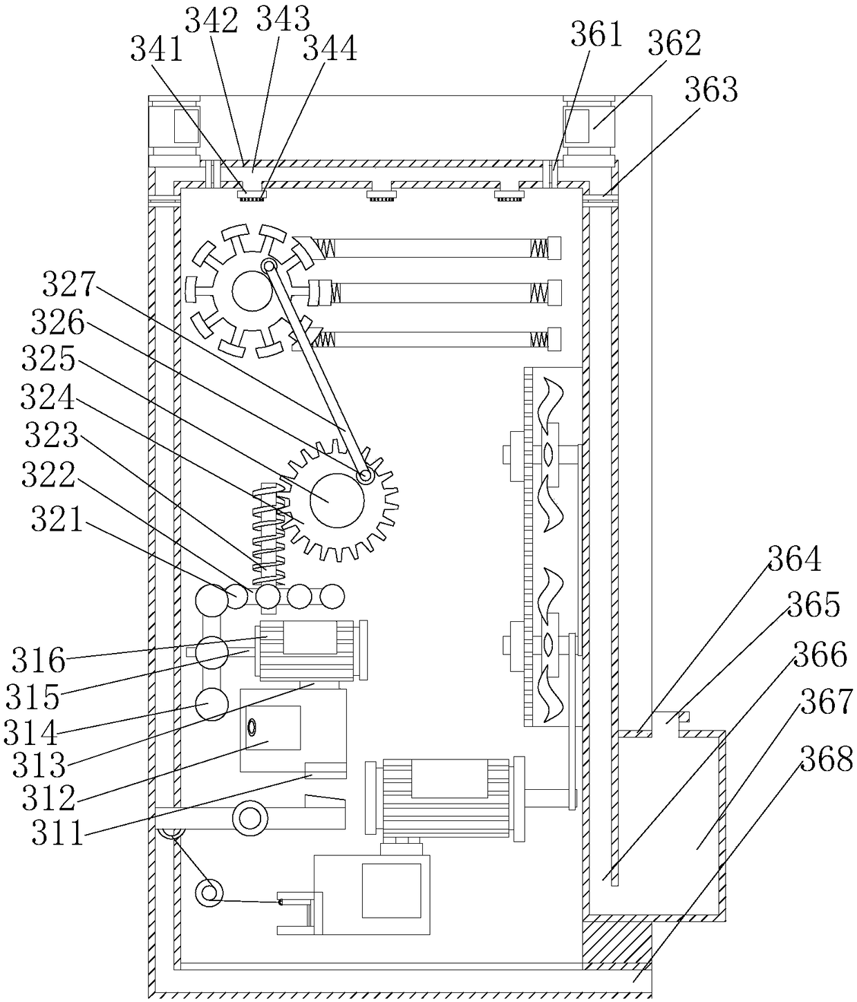 Multifunctional instrument cabinet for otorhinolaryngology diagnosis and treatment table