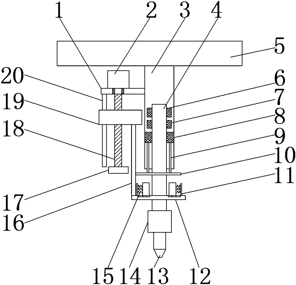 Spray head expansion and control device