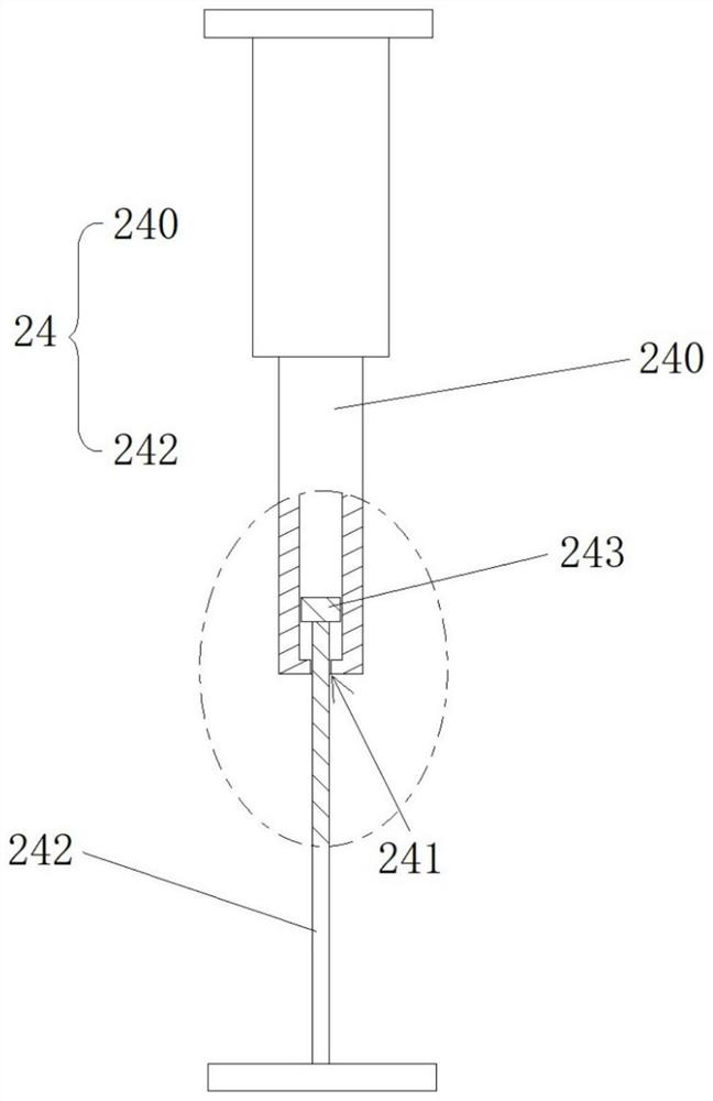 Suspension type double-body target ship