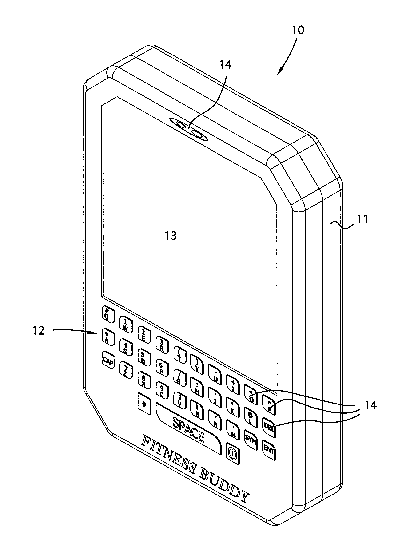 Device, method and computer program product for tracking and monitoring an exercise regimen