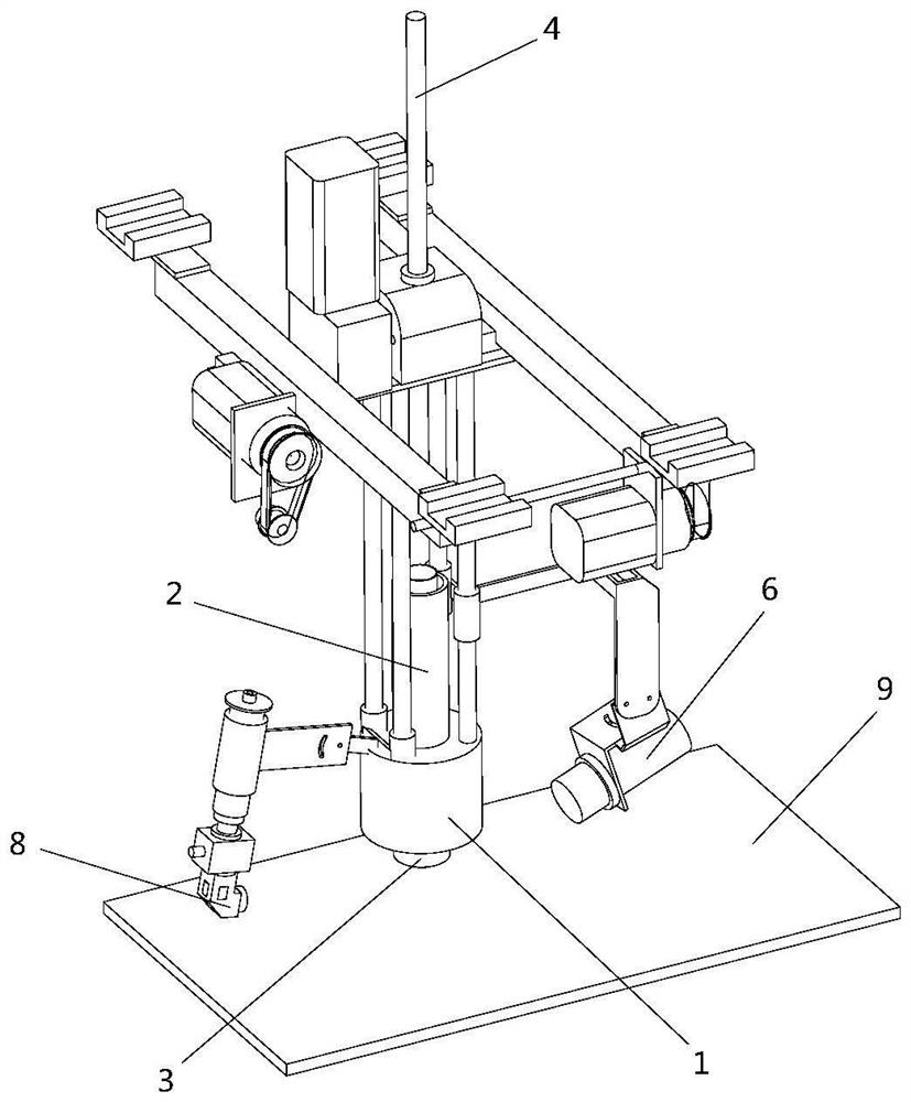 Rapid forming device and system for ultra-high molecular weight polymer and control method of rapid forming system