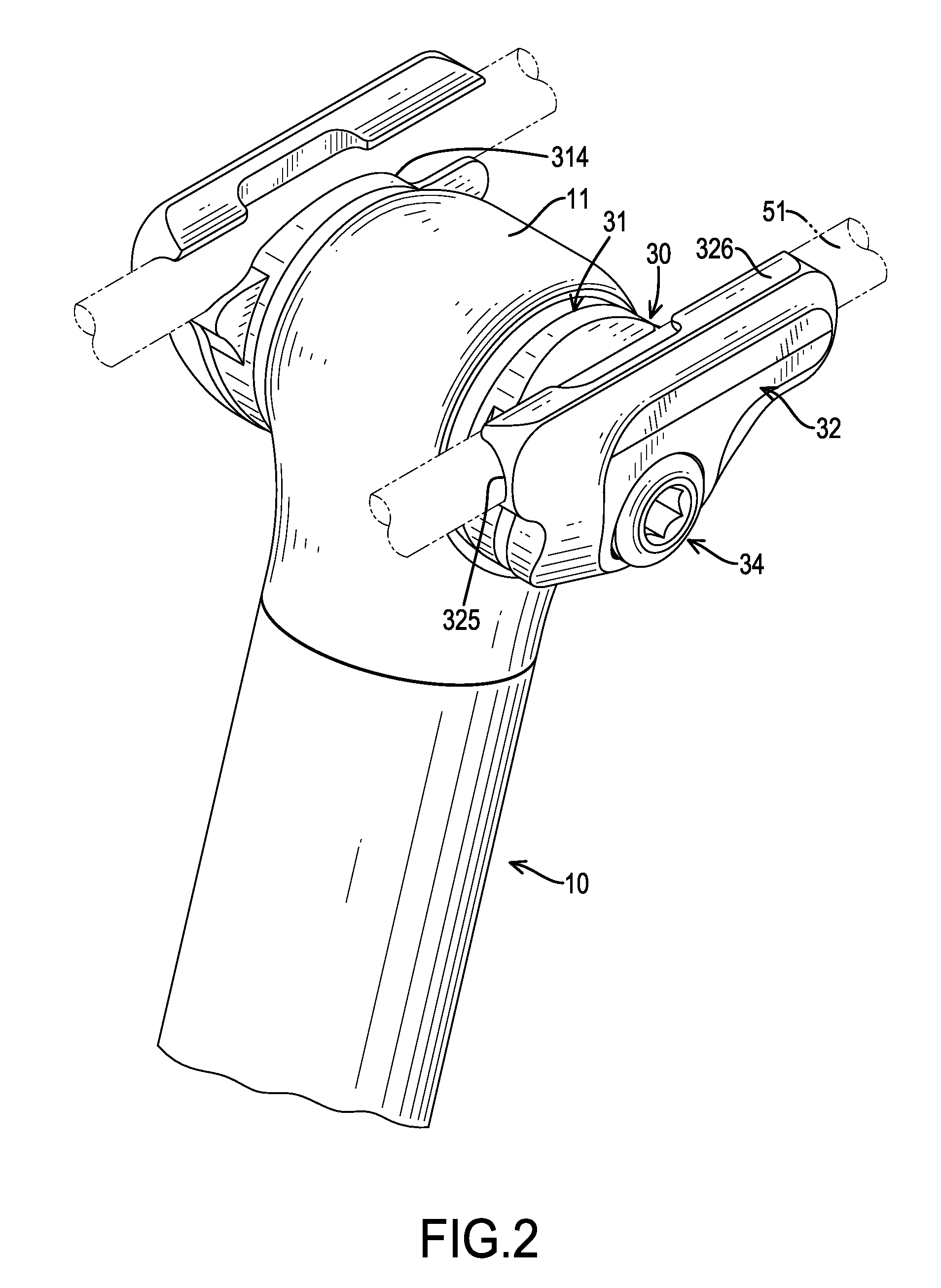 Clamping device for a bicycle saddle