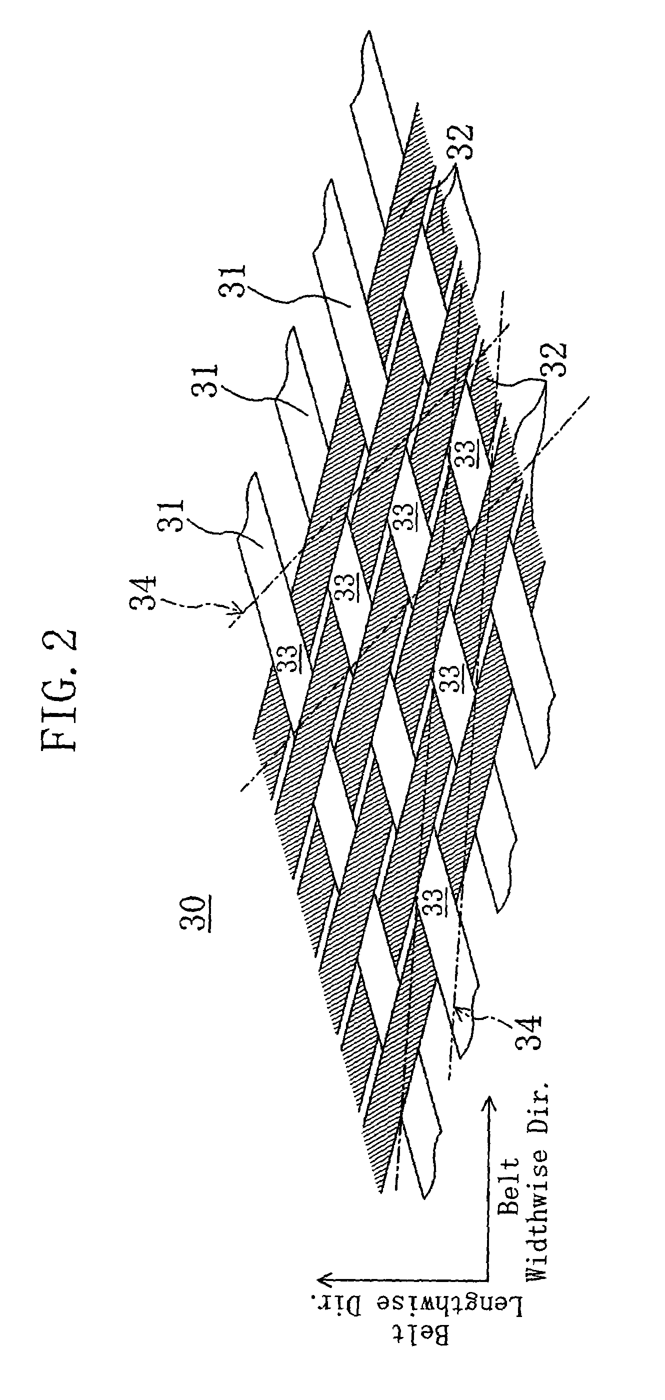Power transmission belt and belt drive system with the same