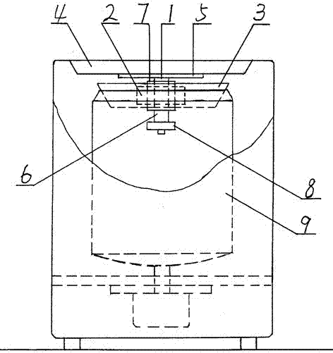 Application method of washing machine spin-drying drum auxiliary balancer