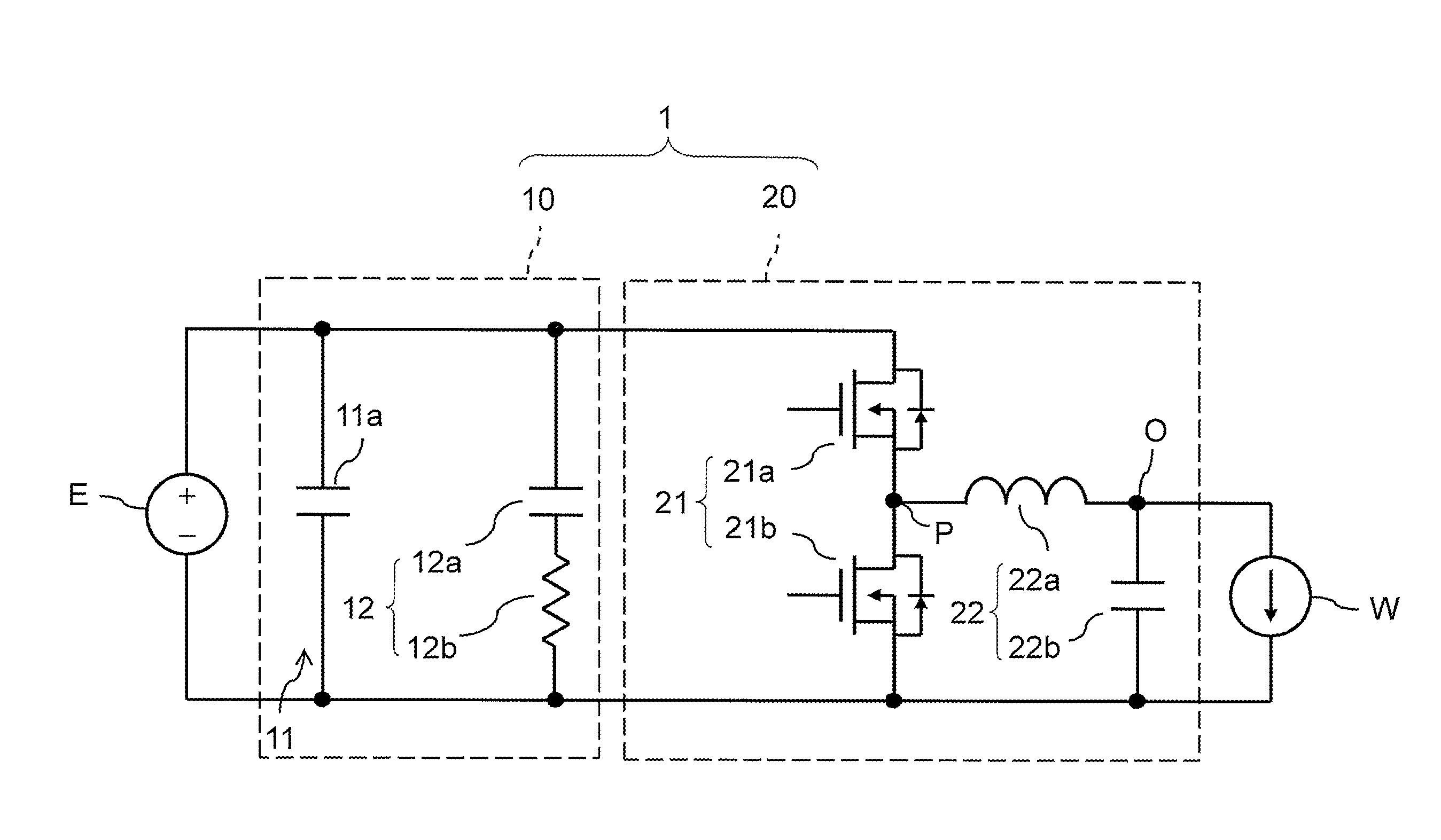 Power supply filter and electronic circuitry including the same