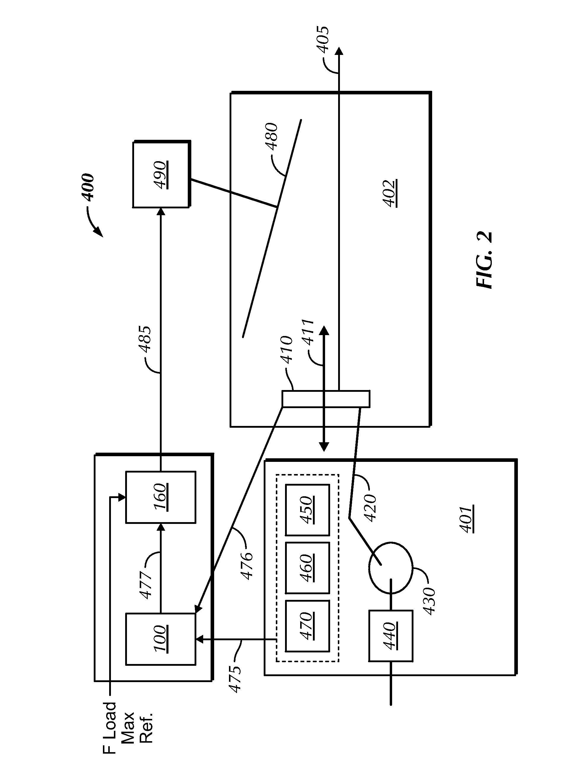 Method and system for determining the load on an element of the drive system of a plunger in a baler