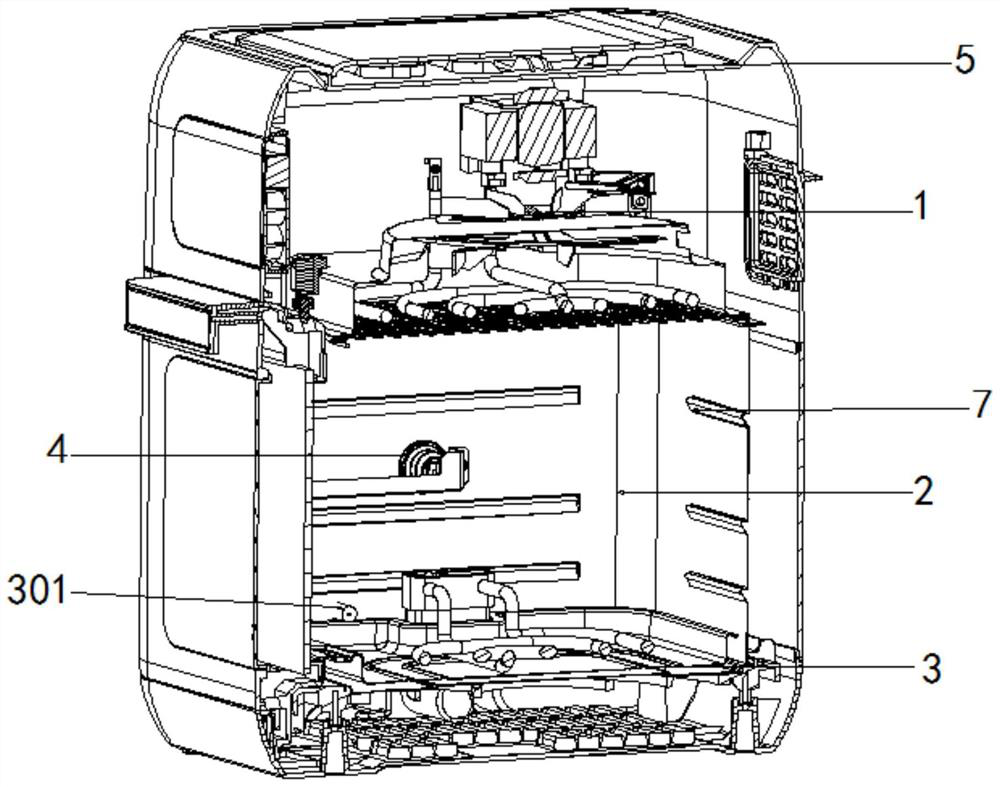 A micro-pressure steam oven