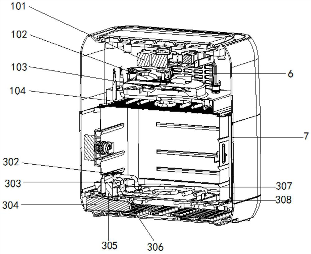 A micro-pressure steam oven