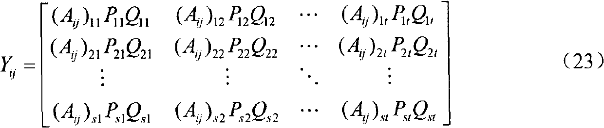 Partitioned matrix-based gait recognition method